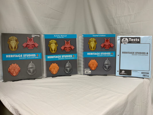 BJU Heritage Studies 6 (4th Ed.) Set of 4