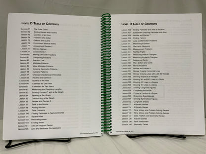 RightStart Mathematics Level D Lessons (2nd Ed.)