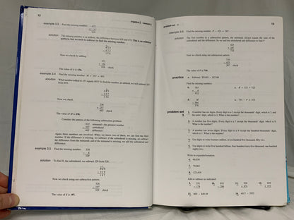 Saxon Algebra 1/2 (3rd Ed.) Set of 4