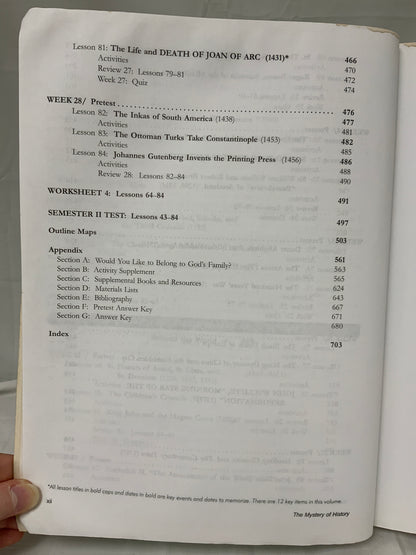 The Mystery of History Volume II (1st Ed.) Companion Guide