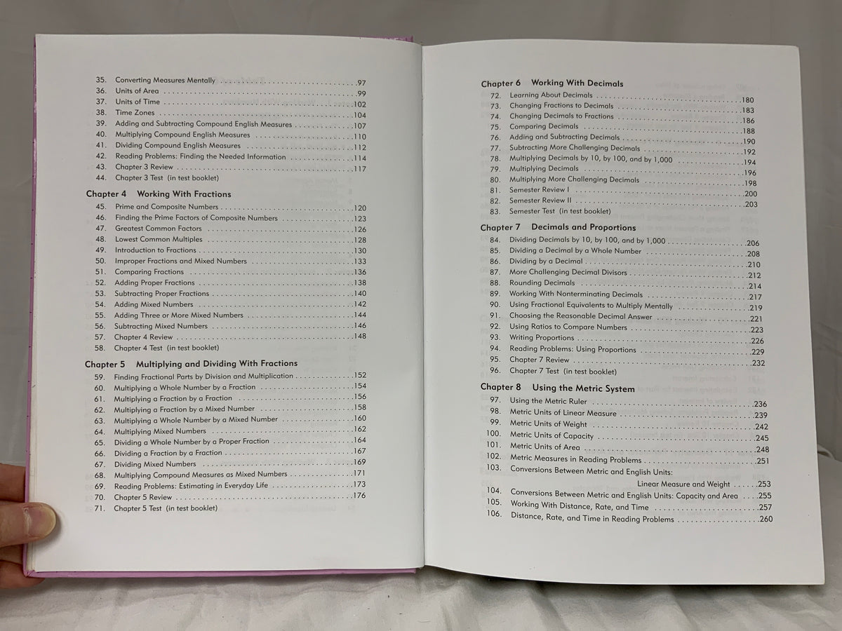 Rod & Staff Understanding Mathematics Grade 6 Textbook