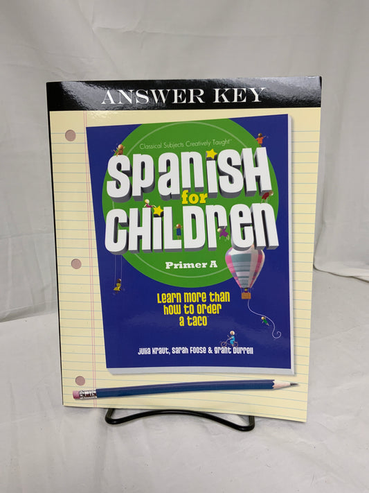 Spanish for Children Primer A - Set of 2