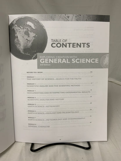 Exploring Creation with General Science (3rd Ed.) Solutions and Tests