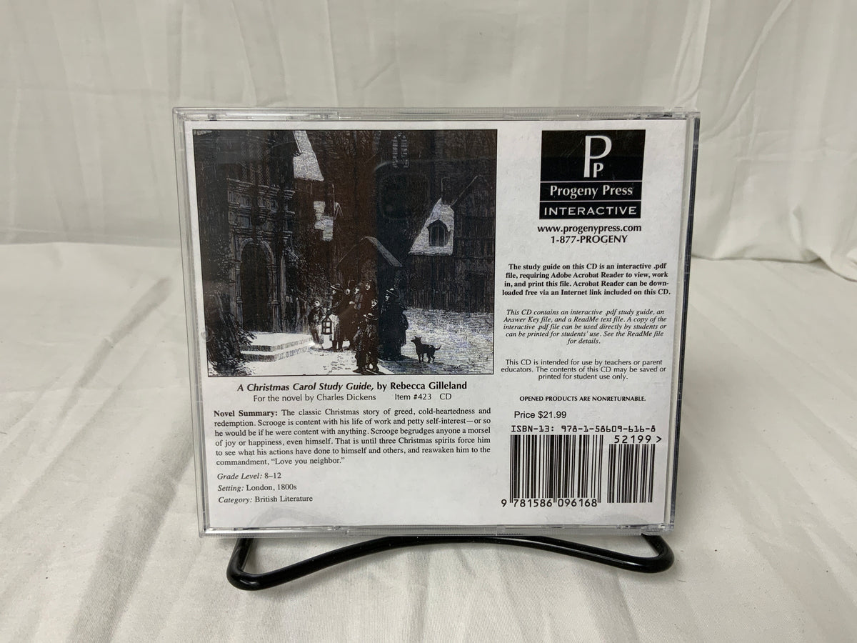 A Christmas Carol Progeny Press Study Guide CD