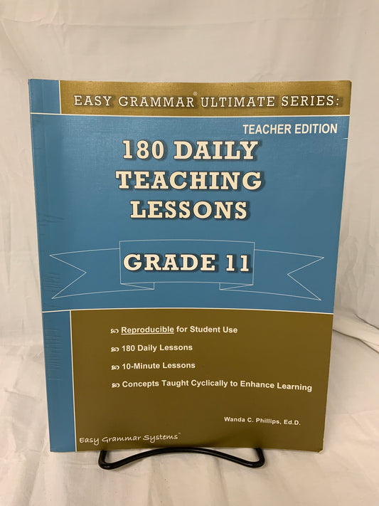Easy Grammar Ultimate Series: Grade 11 Teacher Edition