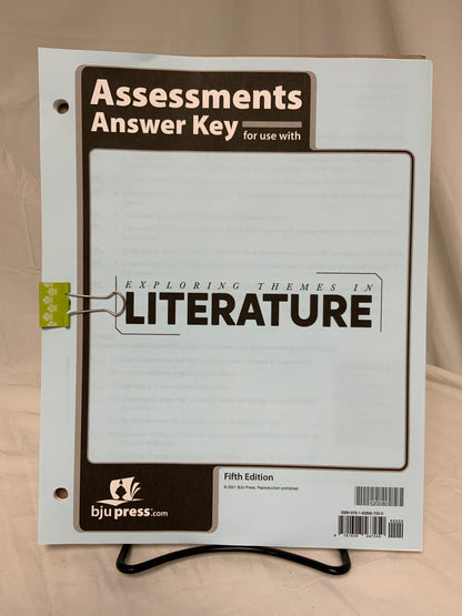 BJU Exploring Themes in Literature (5th Ed.) Set of 4