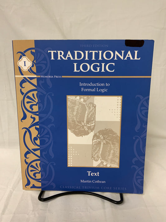 Traditional Logic I (3rd Ed.) Text