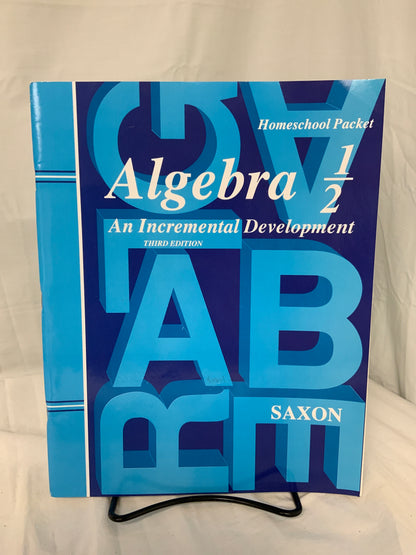 Saxon Algebra 1/2 (3rd Ed.) Set of 2