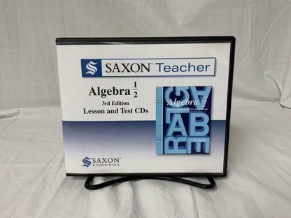 Saxon Teacher Algebra 1/2 (3rd Ed.) Lesson and Test CDs