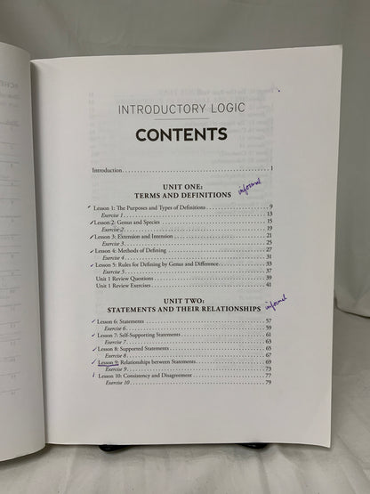 Introductory Logic (5th Ed.) Set of 2