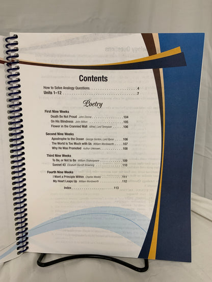 Abeka English 12 Parent Kit