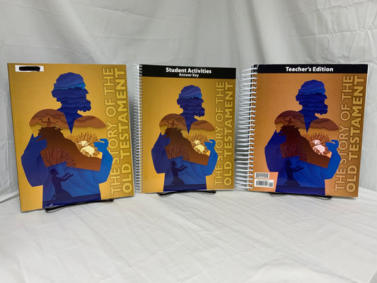 BJU Bible 7: The Story of the Old Testament (1st Ed.) Set of 3