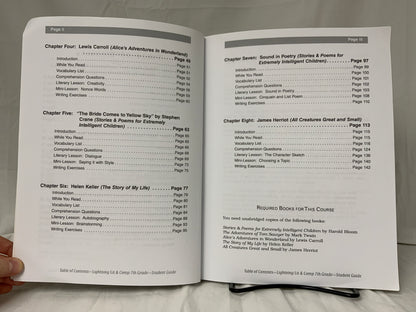 Lightning Lit & Comp: 7th Grade (2nd Ed.) Set of 2