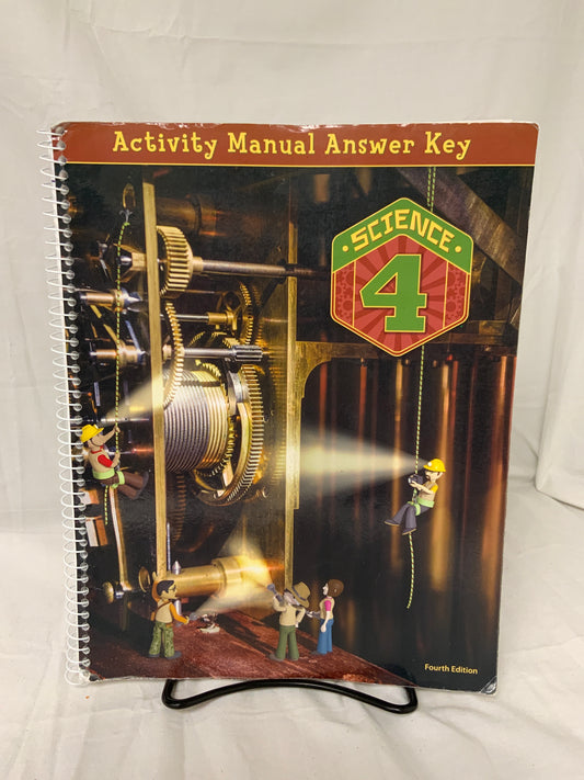 BJU Science 4 (4th Ed.) Activity Manual Answer Key