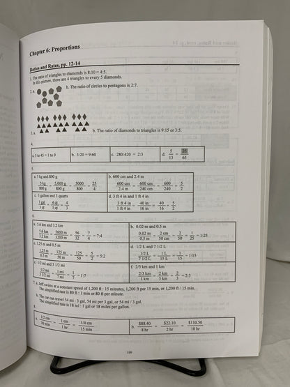 Math Mammoth Grade 7 Answer Keys (2014 Edition, Black & White)