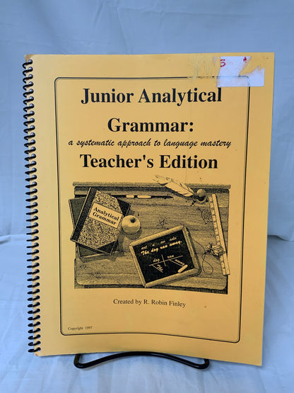 Junior Analytical Grammar Teacher's Edition