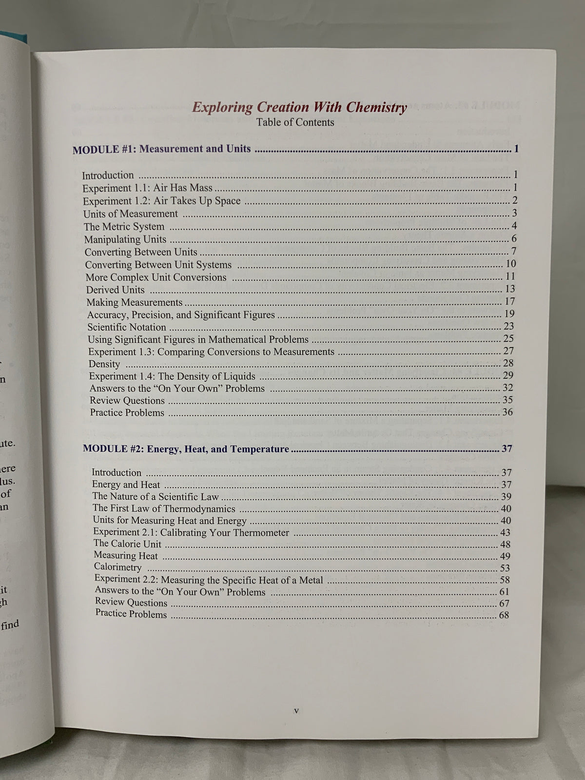 Exploring Creation with Chemistry (2nd Ed.) Textbook