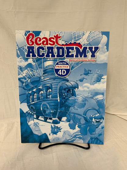 Beast Academy Level 4 Math - Set of 8