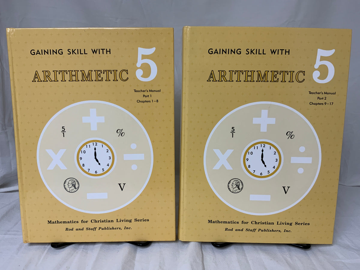 Rod & Staff Gaining Skill with Arithmetic Grade 5 Teacher's Manual