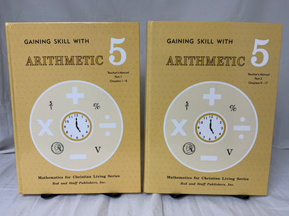 Rod & Staff Gaining Skill with Arithmetic Grade 5 Teacher's Manual