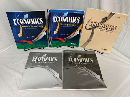 Abeka Economics: Work & Prosperity (3rd Ed.) Set of 5