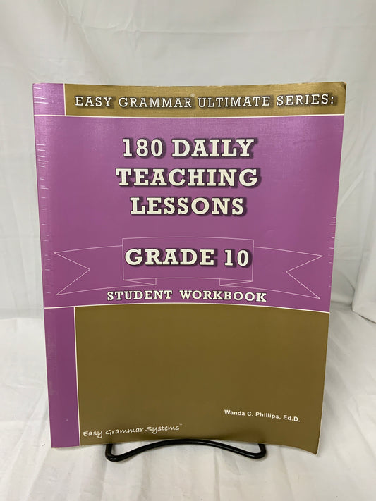 Easy Grammar Ultimate Series: Grade 10 Student Workbook