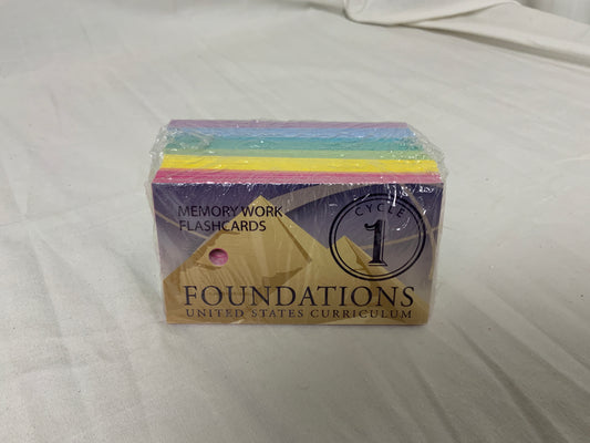Classical Conversations Foundations Cycle 1 Memory Work Flashcards
