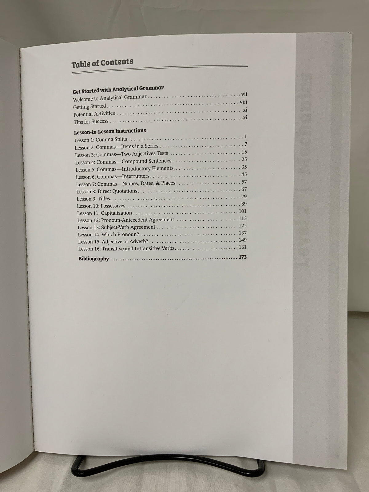 Analytical Grammar Level 2: Mechanics Instructor Handbook