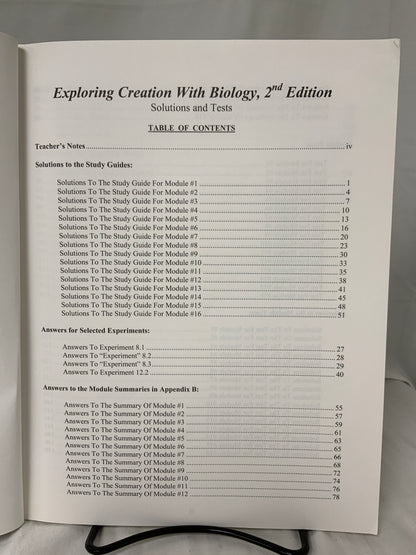 Exploring Creation with Biology (2nd Ed.) Set of 2
