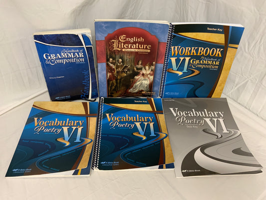 Abeka English 12 - Set of 6