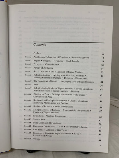 Saxon Algebra 1 (3rd Ed.) Textbook