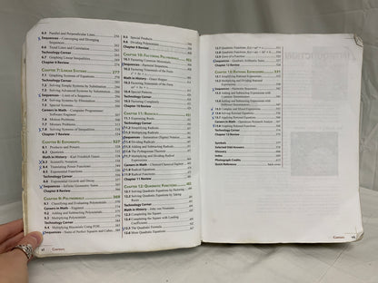 BJU Algebra 1 (3rd Ed.) Set of 3 (Worn)