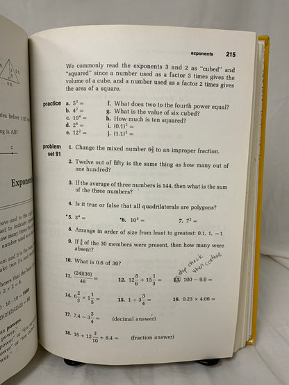 Saxon Math 76 (2nd Ed.) Textbook