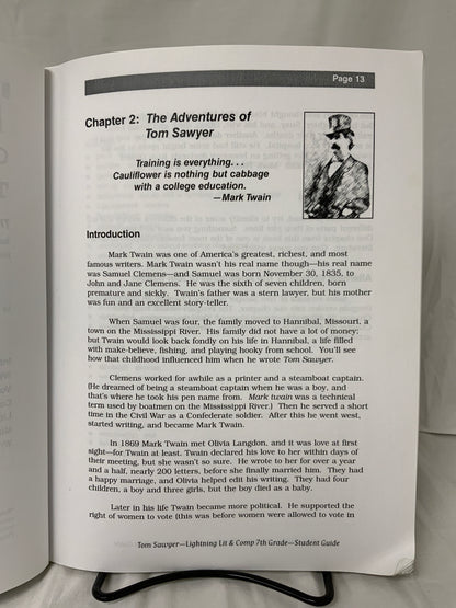 Lightning Lit & Comp: 7th Grade (2nd Ed.) Student's Guide