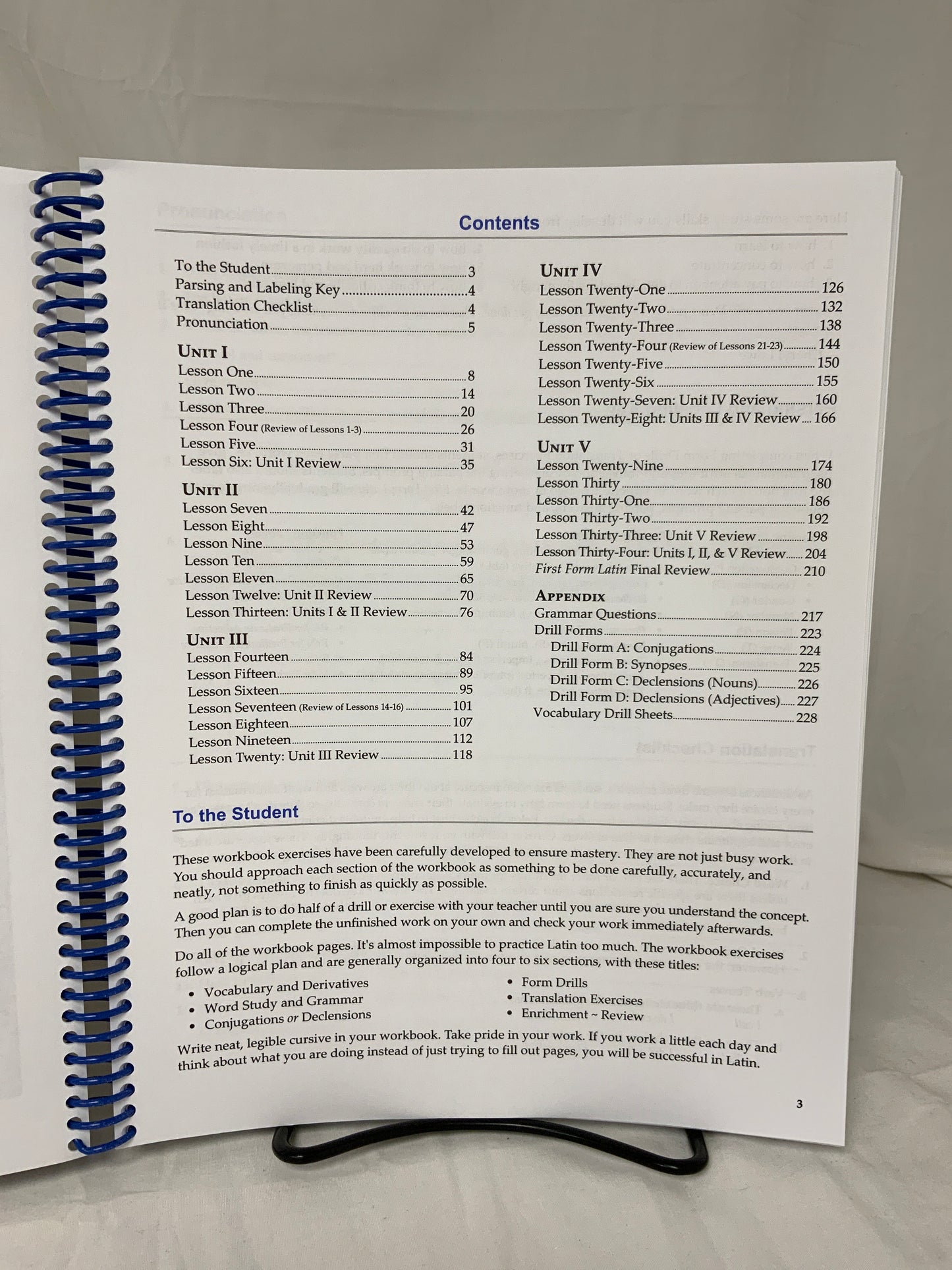 First Form Latin (2nd Ed.) Student Workbook