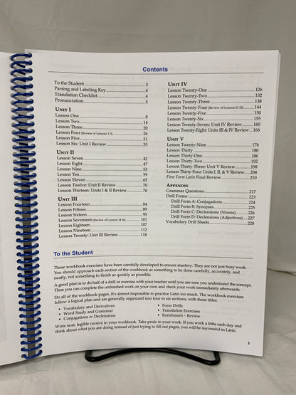 First Form Latin (2nd Ed.) Student Workbook