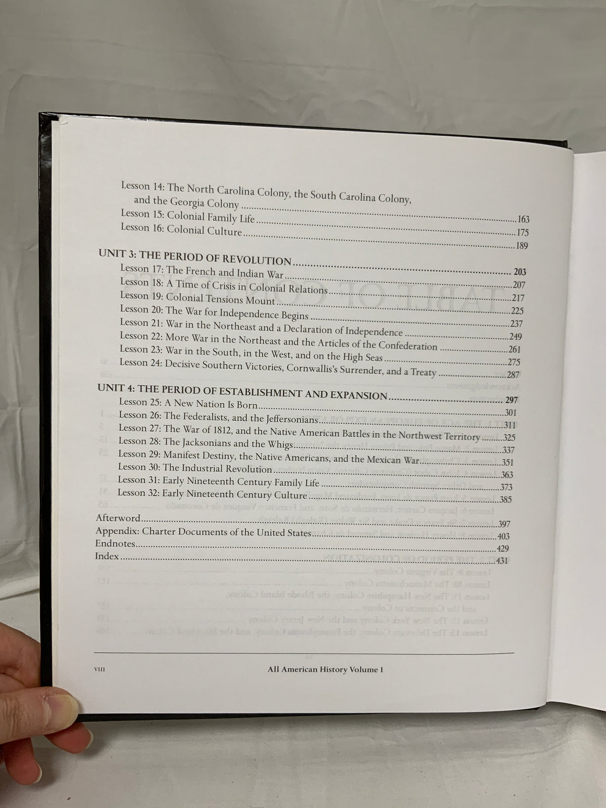 All American History Volume 1 Student Reader