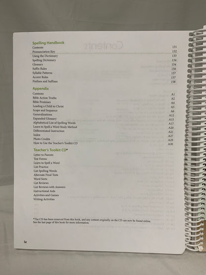 BJU Spelling 4 (2nd Ed.) Teacher's Edition