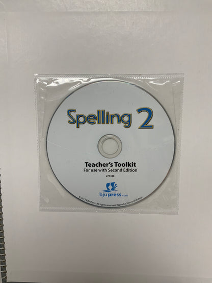 BJU Spelling 2 (2nd Ed.) Teacher's Edition