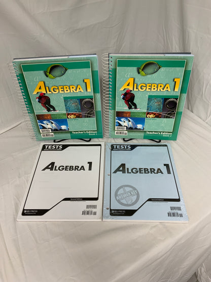 BJU Algebra 1 (2nd Ed.) Set of 4