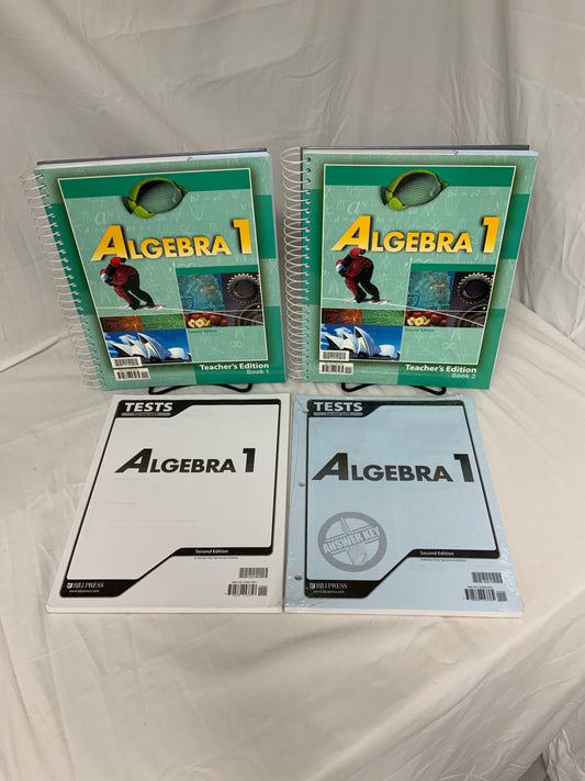 BJU Algebra 1 (2nd Ed.) Set of 4