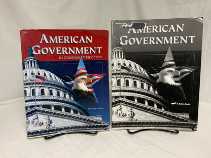 Abeka American Government (2nd Ed.) Set of 2