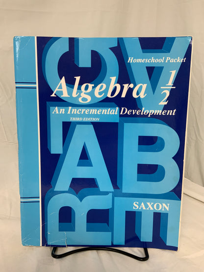 Saxon Algebra 1/2 (3rd Ed.) Set of 2