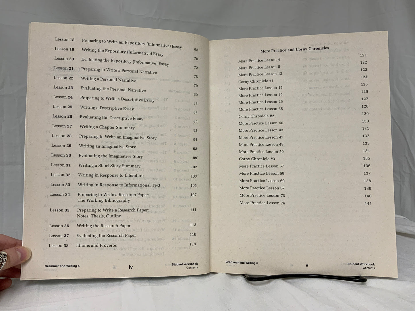 Saxon Grammar & Writing 5 (2nd Ed.) Student Workbook