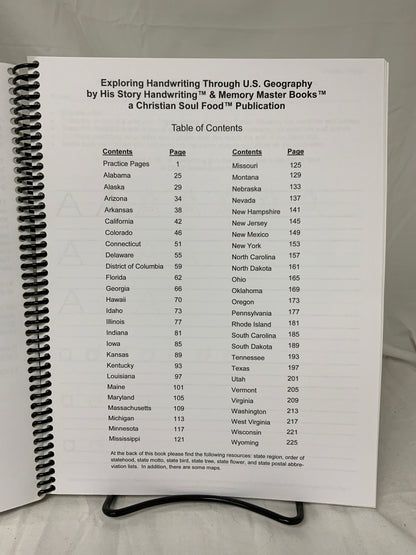 Exploring Handwriting Through US Geography: Print