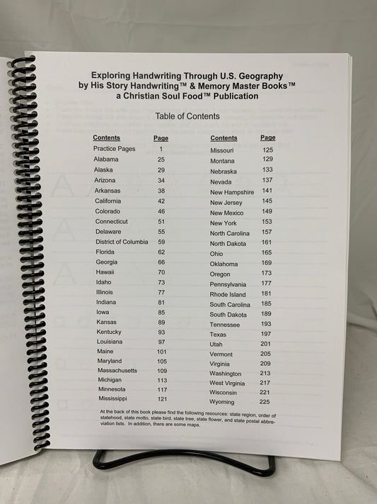 Exploring Handwriting Through US Geography: Print