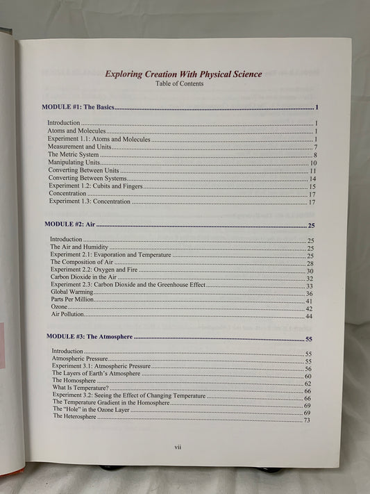 Exploring Creation with Physical Science (2nd Ed.) Textbook