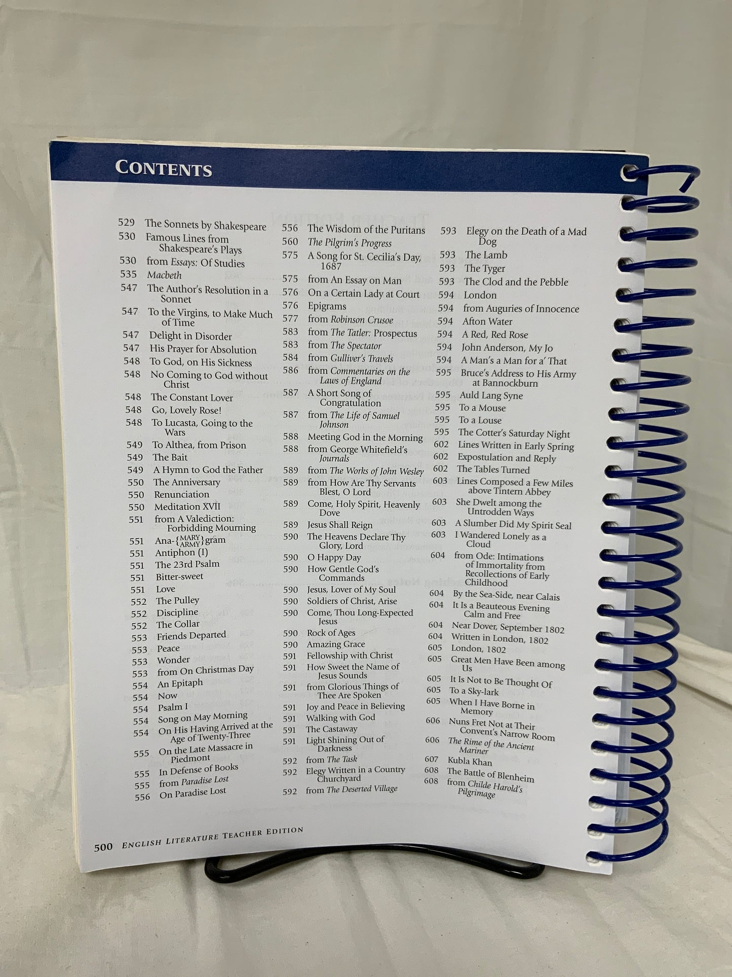 Abeka English 12 Parent Kit