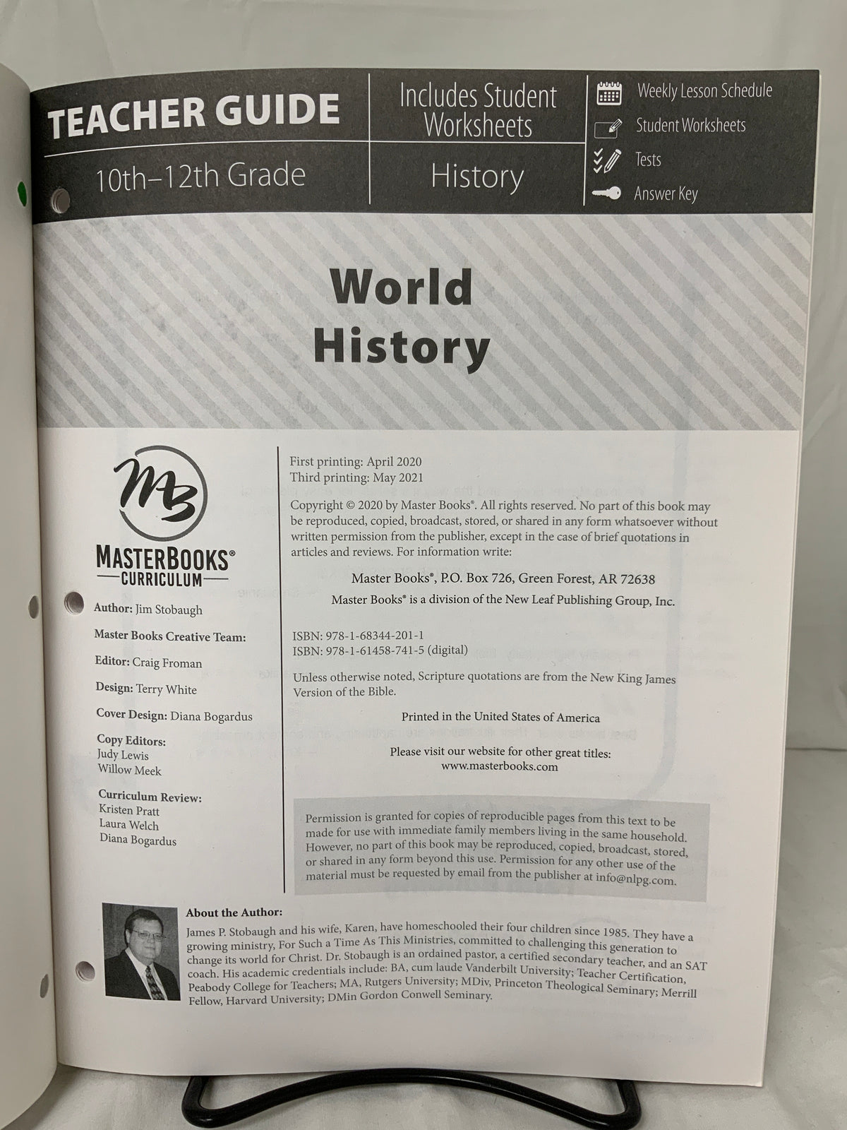 Master Books World History Teacher Guide