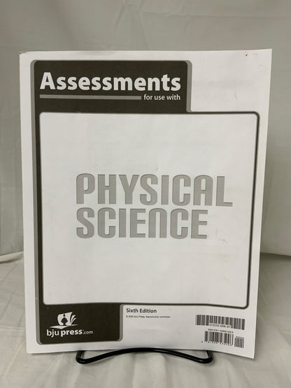 BJU Physical Science (6th Ed.) Assessments